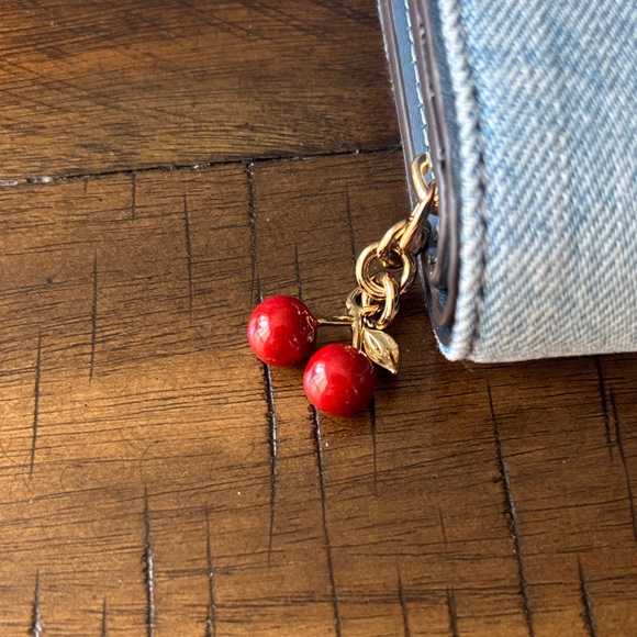 Coach Laurel Loved Denim Shoulder/Crossbody Bag with Snap Wallet and Charms - Picture 6 of 13